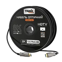 Кабель HDMI V2.1 оптичний 30м Trinix (AOC-HDMI8k-30m) (74-00157)