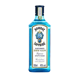 Набір: джин Bombay Sapphire 47% 0.7 л + напій Feeps Gin Garden Mix 300 г + набір склянок LeGlass 330 мл 6 шт.  - мініатюра 2