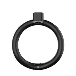 Клітка для пеніса LOCKINK SEVANDA Naja-Cobra Chastity Cage, чорна, 3 кільця різних розмірів - мініатюра 4