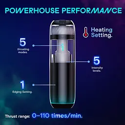 Смарт-мастурбатор Kaotik Labs The Cocoon, режим edging, пульсації, підігрів до 42 °C - мініатюра 11