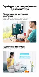 Кабельний аудіоадаптер UGREEN CM477 1 м зовнішня звукова карта зі штекером USB-A та комбінованим гніздом 3,5 мм темно-сірий (45522) - мініатюра 10