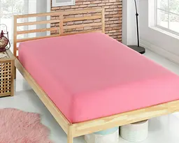 Простирадло на резинці трикотажне Zeron Pembe 160х200х30 - мініатюра 1