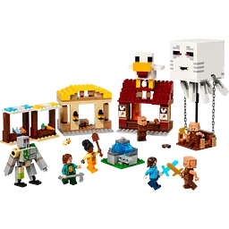 Конструктор LEGO Minecraft Напад на село з повітряною кулею Ґаст 555 деталей (21273) - мініатюра 3