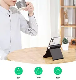 Тримач для телефона/планшета Ugreen LP115 Multi-Angle Adjustable Stand for iPad Black (50748) - мініатюра 3