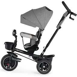 Трехколесный велосипед Kinderkraft Spinstep Platinum Grey сірий (KRSPST00GRY0000) - мініатюра 2