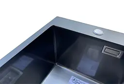 Кухонна мийка Romzha Arta Nova U-350 BL RO47789, Чорний - мініатюра 6