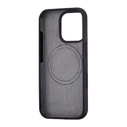 Чохол Silicone Case Full Cover with MagSafe iPhone 16 Pro Black - мініатюра 2