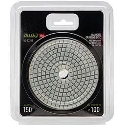 Круг алмазний Alloid Building Tools шліфувальний на липучці 100 мм зерно 150 (DD-63285) - мініатюра 4