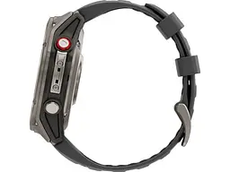 Смарт-годинник Garmin Fenix 8 Pro 51 mm AMOLED Titanium with Graphite/Black Silicone Band (010-03199-10/11) - мініатюра 6