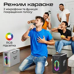 Акустична система HiFuture MusicBox 100W Silver (musicbox.silver) - мініатюра 6