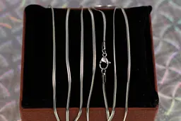 Ланцюг Xuping Jewelry снейк 60 см 1,5 мм сріблястий