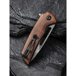 Ніж складаний кишеньковий Civivi Odium, (6.7 см) Damascus / Guibourtia Wood - мініатюра 13
