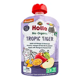 Пюре Holle Tropic Tiger, з яблуком, манго та маракуєю, 100 г - мініатюра 2