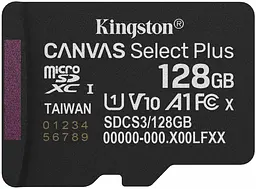 Карта пам'яті microSD 128GB C10 UHS-I A1 V10 R150MB/s Kingston teh0013298