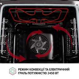 Духова шафа електрична Perfelli Diamond 6M8L BIANCO - мініатюра 12