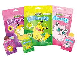 Желейні цукерки Yizhi Pokemon White Peach Flavored Konjac Juice Jelly 120г - мініатюра 5