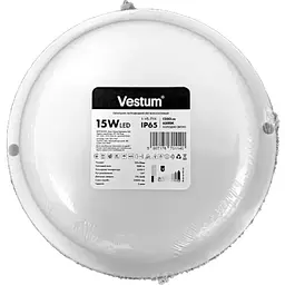 Світлодіодний світильник ЖКГ Vestum LED S 15W коло 6500K 220V Vestum 1-VS-7111