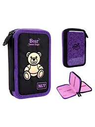 Пенал твердий YES HP-01 Bear Sweet Hugs подвійний (533710) - мініатюра 4