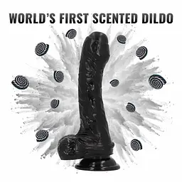 Фалоімітатор з ароматом лакриці Toyz4lovers Delicious Dildo Liquorice, 18.5 см - мініатюра 3