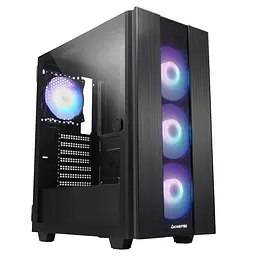 Корпус Chieftec HUNTER 2 GS-02B-OP 4x120mm A-RGB, USB-C, ATX, без БЖ, Black (GS-02B-OP)