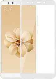 Захисне скло Tempered Glass 3D Full Glue Xiaomi Mi A2 / Mi 6X white