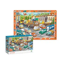 Пазл обсерваційний "Обережно на дорозі" DoDo Toys 300370, 80 елементів