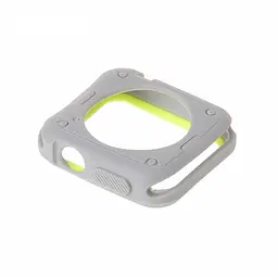 Силіконовий захисний корпус Primo для Apple Watch 38 мм Grey/Yellow - мініатюра 5