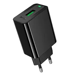 СЗУ Hoco CS92A Leader single port QC3.0 charger(EU) Black