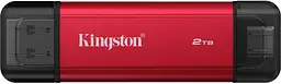 Портативний SSD Kingston 2TB USB 3.2 Gen 2 Dual USB-A R1050/W950MB/s - мініатюра 2