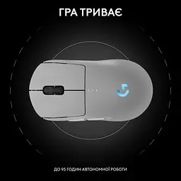 Миша Logitech G Pro 2 Lightspeed Wireless White (910-007302) [118109] - мініатюра 9