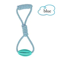 Інтерактивна іграшка для собак Derby Dog Rope Toy with Ball and Handle - мініатюра 1