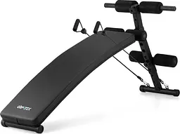 Похила лава для тренувань преса Gymtek XL200 з еспандерами для дому - мініатюра 2