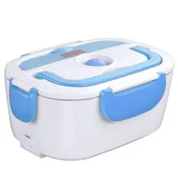 Ланчбокс з підігрівом їжі 220 V, Electric lunch box, ланч-бокс Блакитний - мініатюра 3