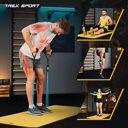 Набір резинок з еспандерами Trex Sport TX-050TSV чорний - мініатюра 3