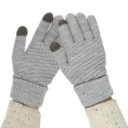 Рукавички для сенсорних екранів з плетінням ArmorStandart Braid Grey (ARM59882) - мініатюра 2