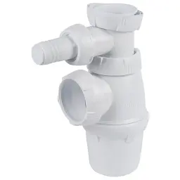 Сифон для кухонної мийки з підведенням 1½"×Ø40мм WIRQUIN (9542820) - мініатюра 3