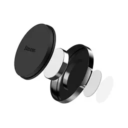 Універсальний автотримач Baseus Small ears series Magnetic suction bracket (Flat type) black (SUER-C01) - мініатюра 5