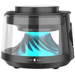 БЗП WIWU Wi-W039 Flow 5in1 wireless charger with Speaker  Night Light 15W Black