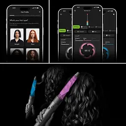 Стайлер Dyson HS08 Airwrap ID Curly + Coily Ceramic Pink/Rose Gold (60552) - мініатюра 3