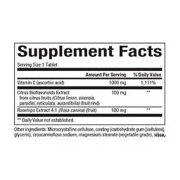 Вітаміни Natural Factors Vitamin C 1000 мг 90 пігулок - мініатюра 2