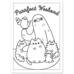 Розмальовка Yes Pusheen 12 сторінок (742918) - мініатюра 3