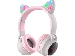 Навушники з мікрофоном Hoco W27 Cat Ear Grey