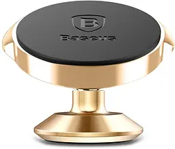 Автотримач Baseus Small Ears Series Magnetic Bracket (Vertical type) Gold - мініатюра 2