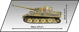 Конструктор Cobi PzKpfw VI Тигр 131 масштаб 1:12, 8000 деталей (COBI-2801) - мініатюра 14