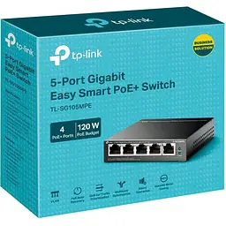 Комутатор TP-Link TL-SG105MPE (TL-SG105MPE) - мініатюра 3