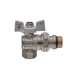 Кран кульовий з американкою Nolf classic 1/2" кутовий NFC.983-06 (NF3162) - мініатюра 4