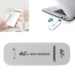 Мережевий адаптер з WiFi маршрутизатор 4G LTE USB модем - мініатюра 7