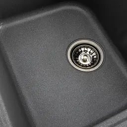 Гранітна мийка для кухні Platinum 7950 Equatoria глянець сірий мусон - мініатюра 5