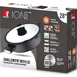 Сотейник Bergner Ion plus з кришкою 28 см (BG-35913-BK) - мініатюра 8