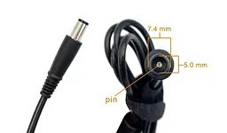 Блок живлення Dell 19.5V 3.34A 65W 7.4x5.0 pin PRC (MGJN9) - мініатюра 5
